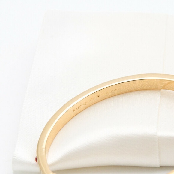 ♠️ Kate Spade ♠️ Set in Stone Bangle Bracelet Red - Picture 3 of 5